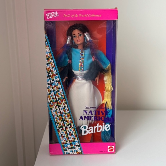 Mattel Other - Vintage Barbie 1993 Dolls of the World Native American Second Edition NIB